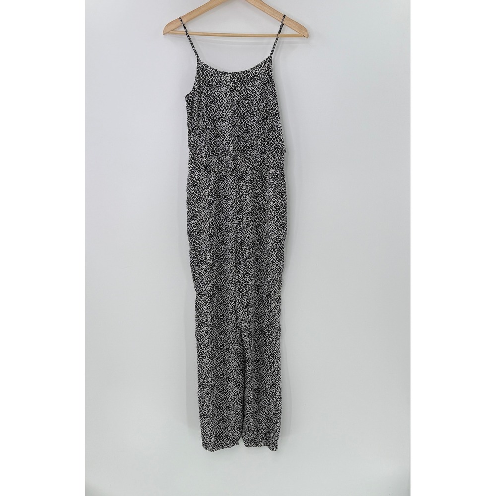 Banana‎ Republic Heritage Collection Black White Spaghetti Strap Jumpsuit Size 0